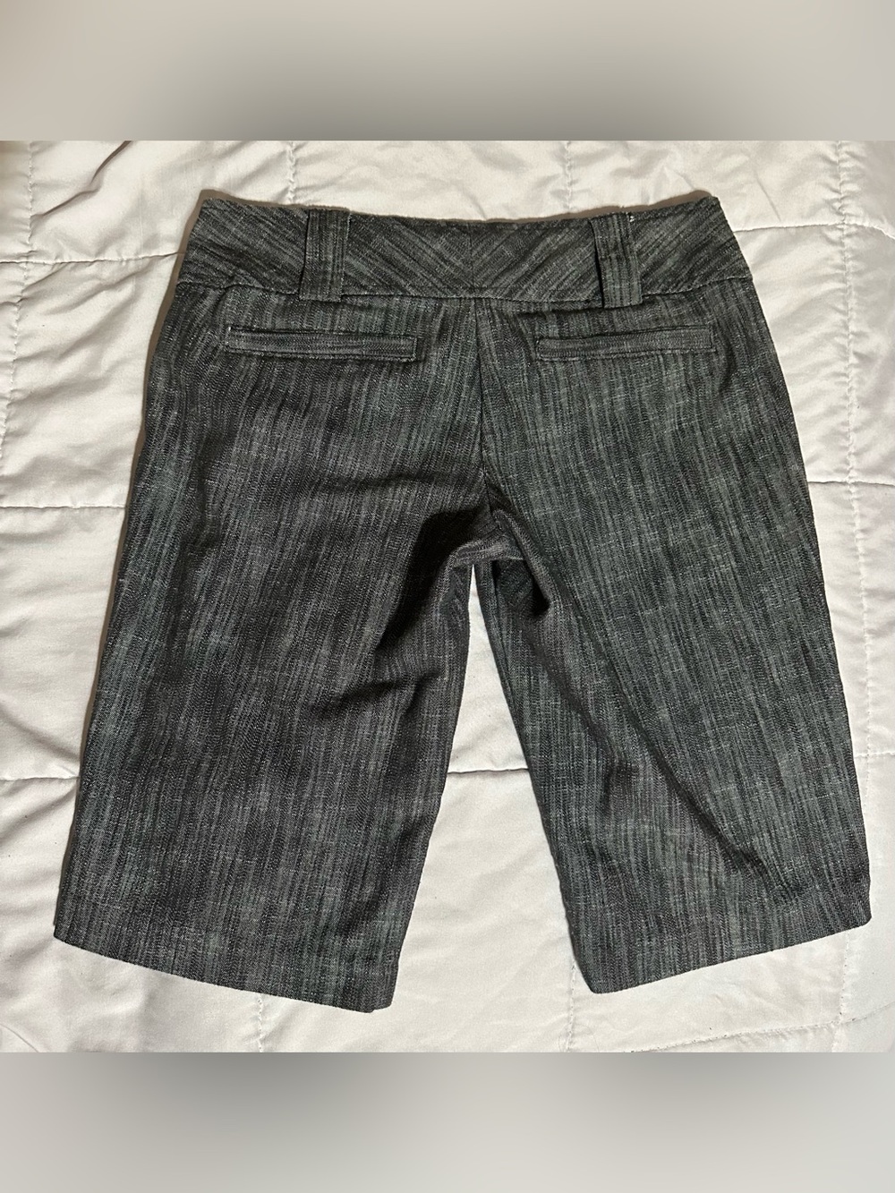 Charlotte Russe Black Textured Bermuda Shorts - Picture 7 of 11